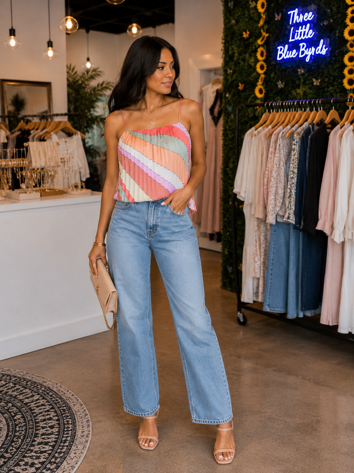 The Capri Pleated Cami