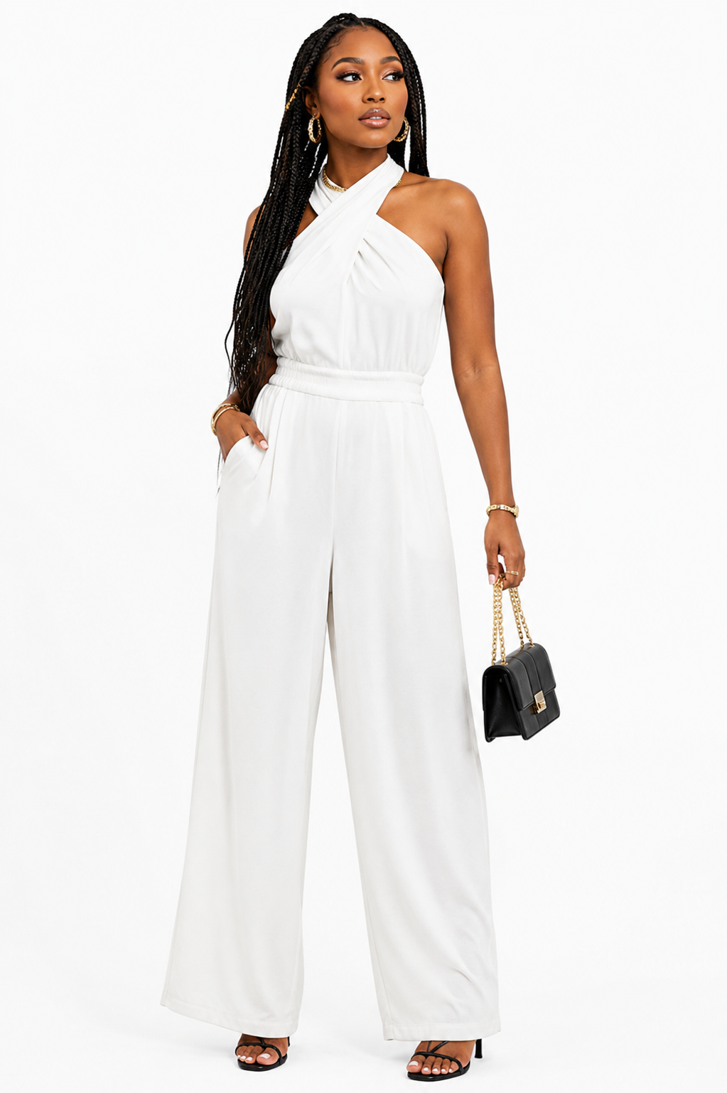 The Gabrielle Halter Jumpsuit